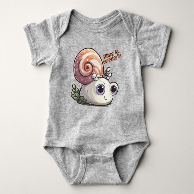 Body Para Bebé Slimy and Love It (Anverso)