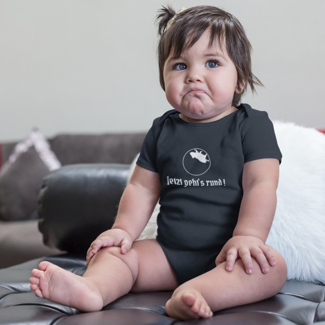 Body Para Bebé Slogan Jetzt geht's rund (Subido por el creador)