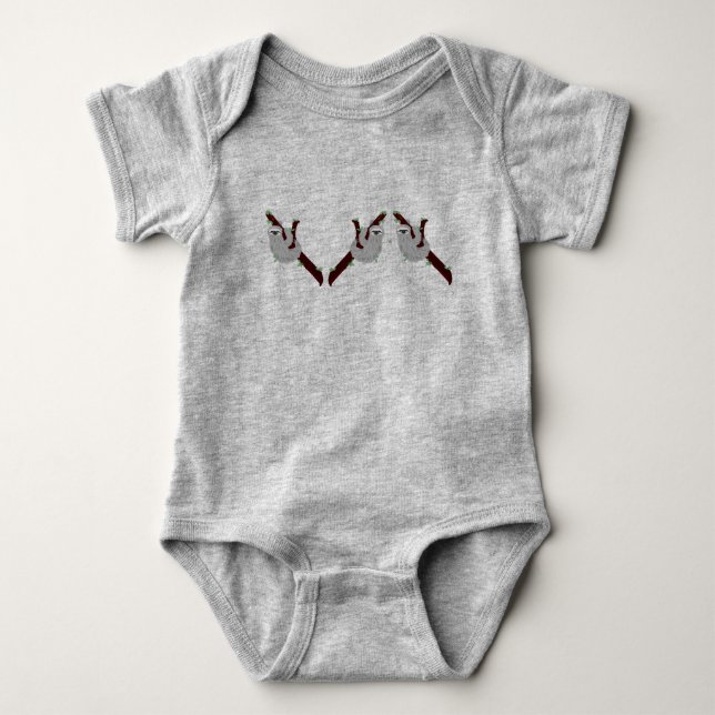 Body Para Bebé Sloth Baby Bodysuit (Anverso)