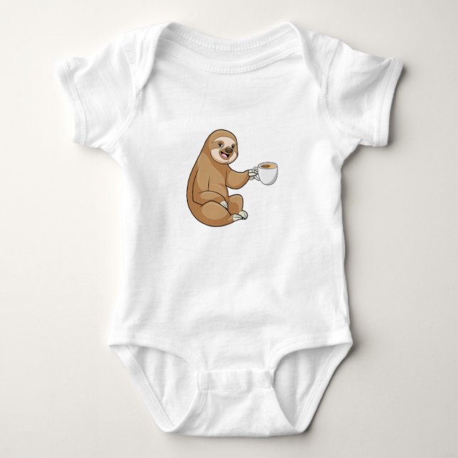 Body Para Bebé Sloth with Cup (Anverso)