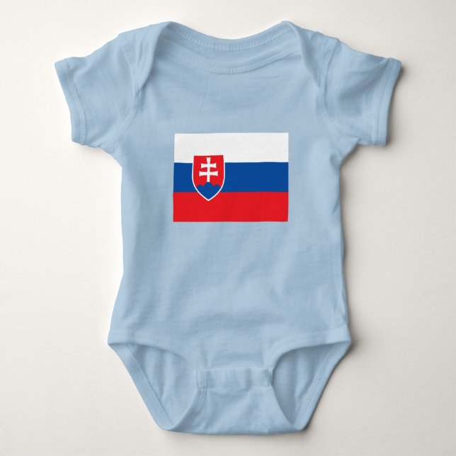 Body Para Bebé Slovakia Flag (Anverso)