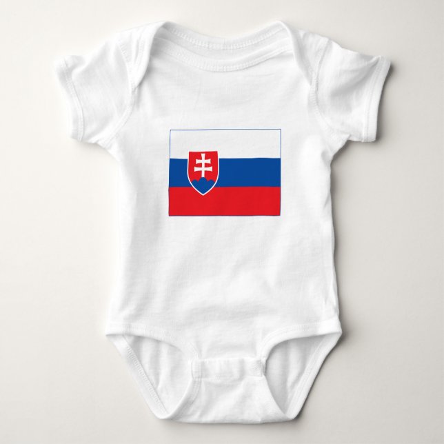 Body Para Bebé Slovakia Flag (Anverso)