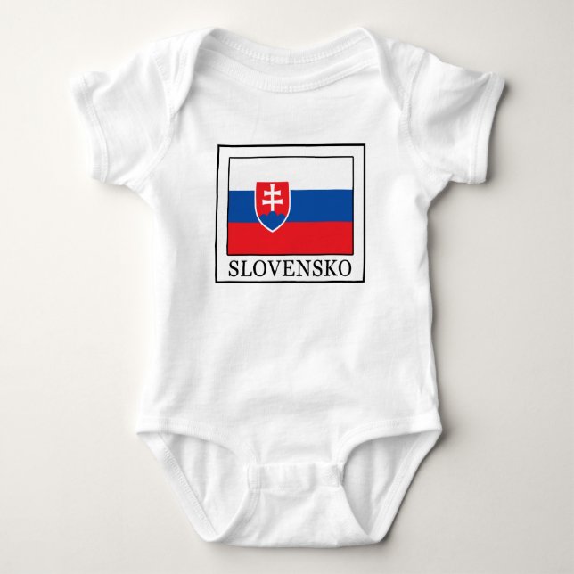Body Para Bebé Slovensko (Anverso)