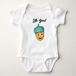 Body Para Bebé Smiling Acorn Baby Bodysuit  T-shirt