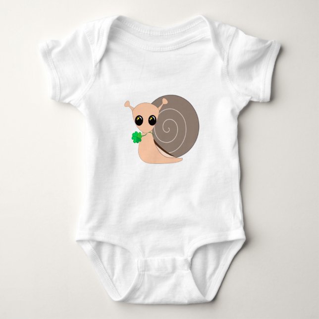 Body Para Bebé Snack con Clover Baby Bodysuit (Anverso)