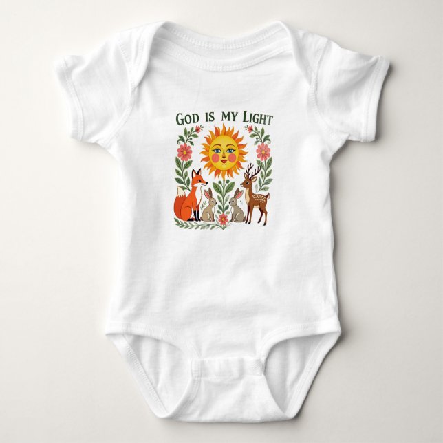 Body Para Bebé Snap-tee edificante (Anverso)