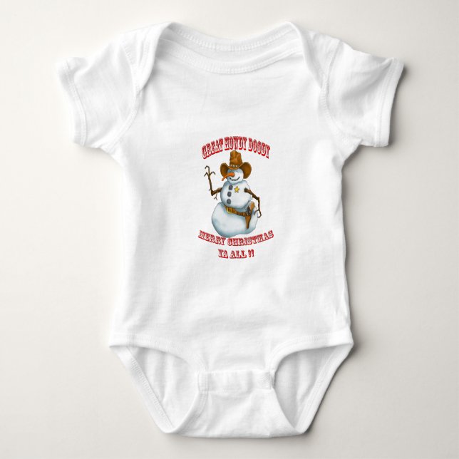 Body Para Bebé snman western cowboy sherriff (Anverso)