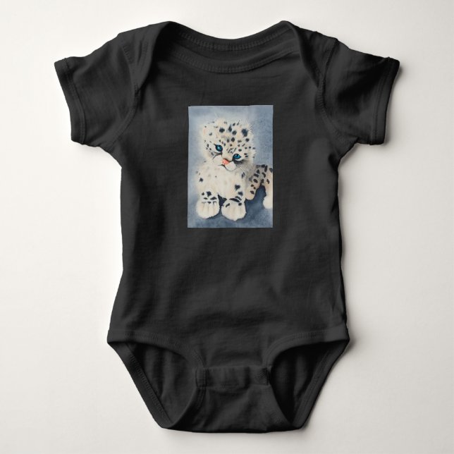 Body Para Bebé Snow Leopard for a baby (Anverso)
