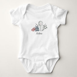 Body Para Bebé Snowman Baby Bodysuit