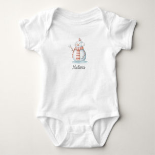 Body Para Bebé Snowman Baby Bodysuit