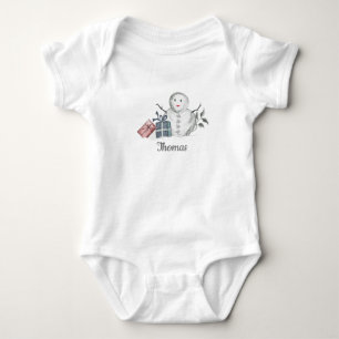Body Para Bebé Snowman Baby Bodysuit