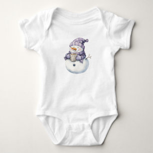 Body Para Bebé Snowman, Navidades sedientos