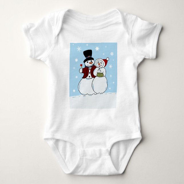 Body Para Bebé Snowship (Anverso)