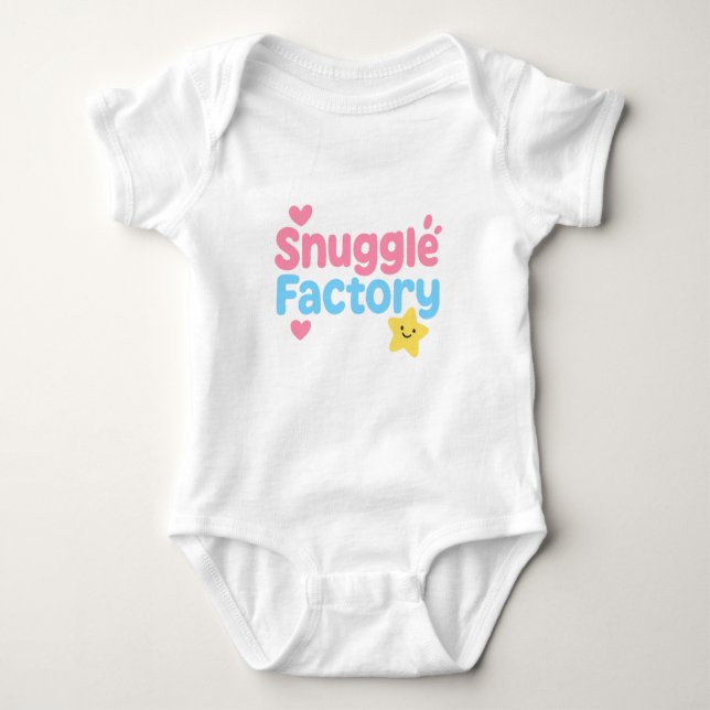 Body Para Bebé Snuggle Factory Cute Neon Kids Design (Anverso)