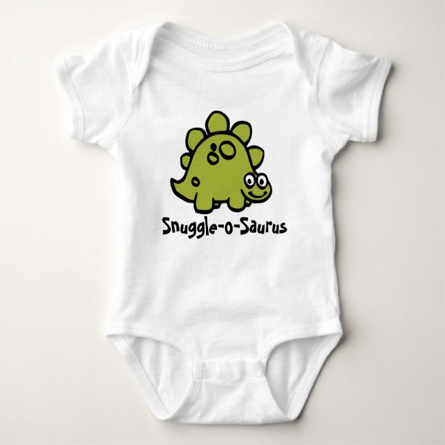 Body Para Bebé Snuggle-o-Saurus Dino Fun (Anverso)