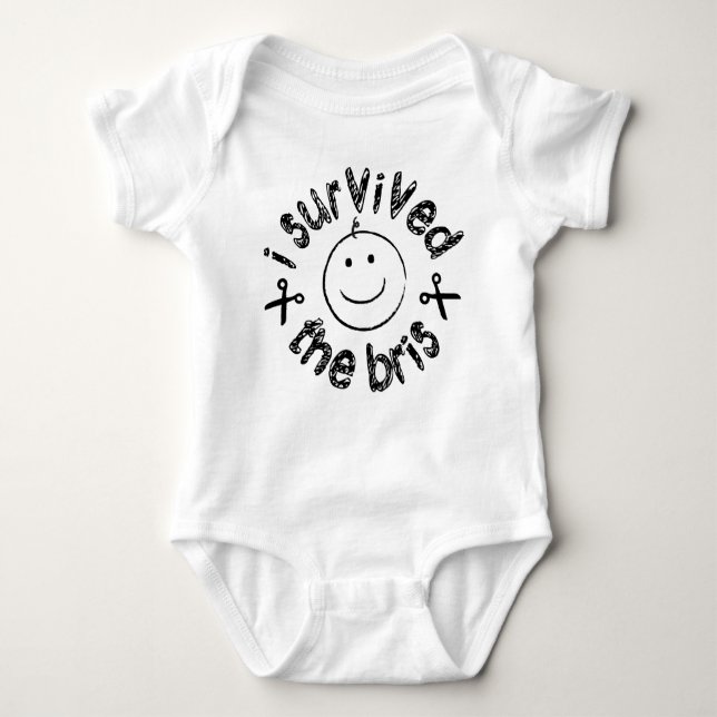 Body Para Bebé Sobreviví el Bris (Anverso)