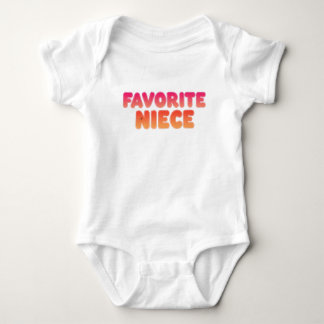 Body Para Bebé Sobrina favorita, regalo de tía divertida, ropa de