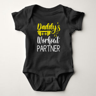 Body Para Bebé Socio de entrenamiento de papi