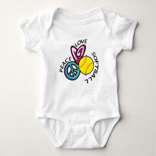 Body Para Bebé Sofá de amor por la paz