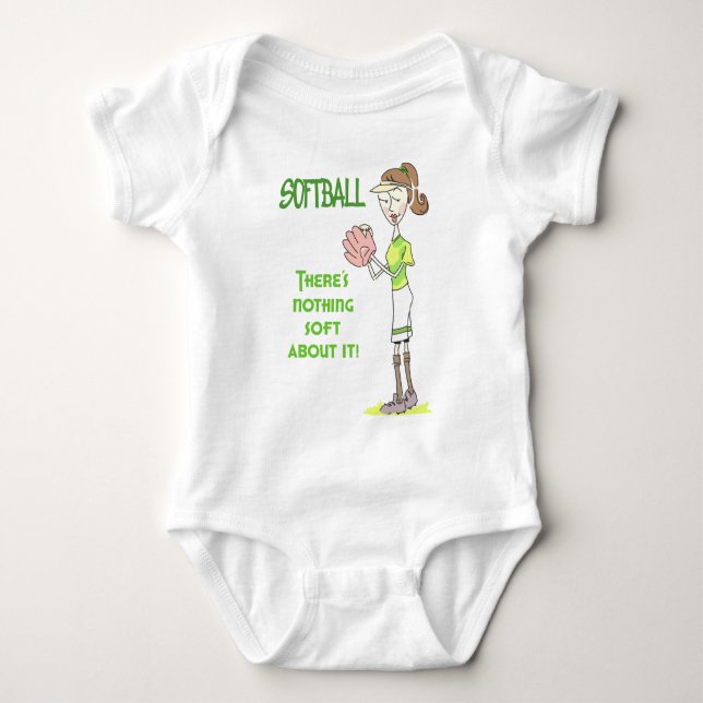 Body Para Bebé Softbol (Anverso)