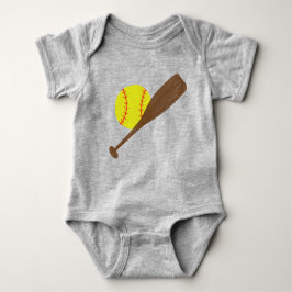 Body Para Bebé Softbol deportivo