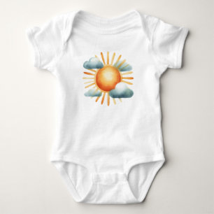 Body Para Bebé Sol dibujado