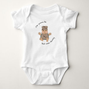 Body Para Bebé Soldado papá
