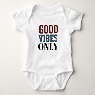 Body Para Bebé Solo camiseta de buena onda