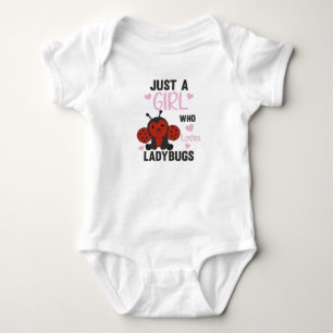 Body Para Bebé Sólo Un Chica A La Ladybug Le Encanta El Dulce Ins