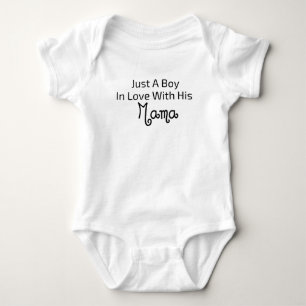 Body Para Bebé Solo Un Niño Enamorado De Su Mamá Funny Toddler