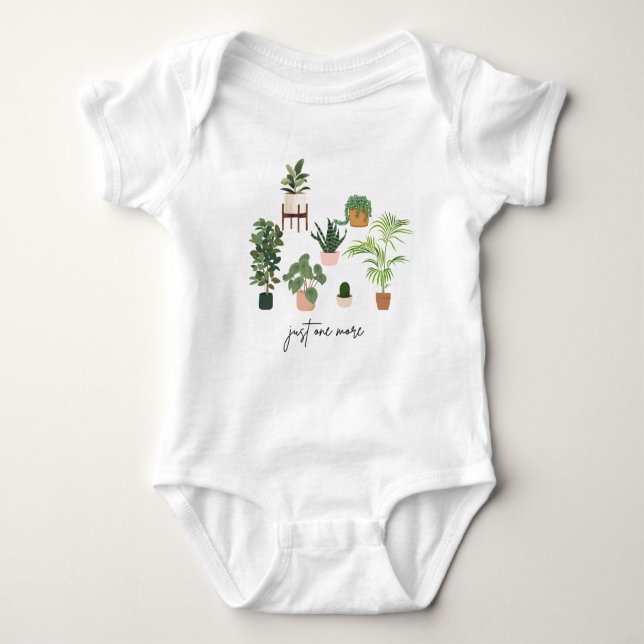 Body Para Bebé Solo una camiseta más de planta, Camiseta de dama  (Anverso)