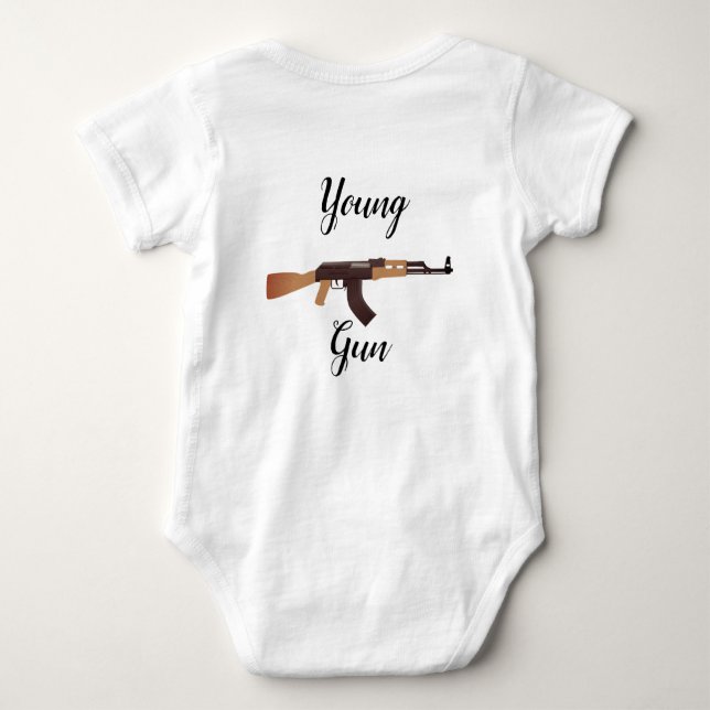 Body Para Bebé Son Of a Gun Young Gun (Reverso)