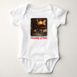 Body Para Bebé Soñando con Santa