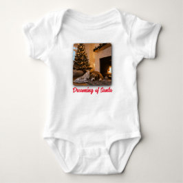 Body Para Bebé Soñando con Santa