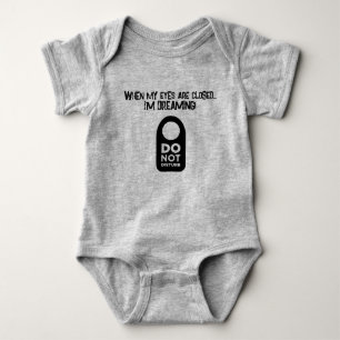 Body Para Bebé Soñando... OJOS cerrados