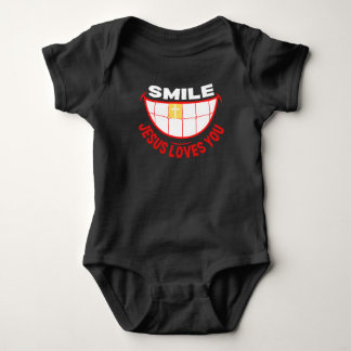 Body Para Bebé Sonríe Jesús te ama