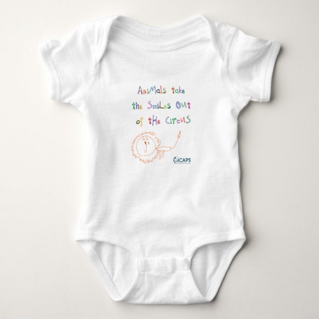 Body Para Bebé "Sonríe" la campaña Babygro del circo (Anverso)