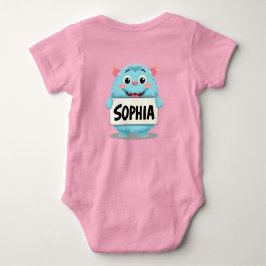 Body Para Bebé Sophia and the Friendly Blue Monster