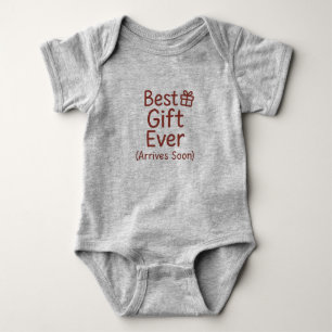 Body Para Bebé Sorpresa de embarazo en Navidad - Mejor regalo de 
