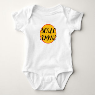 Body Para Bebé "SOUL SHINE" bebé, una pieza con arte original