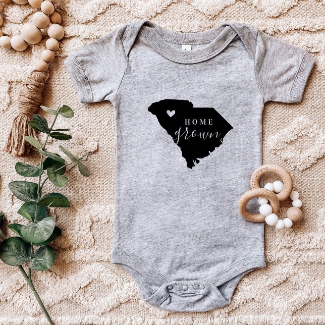 Body Para Bebé South Carolina Home Grown State Tee (Subido por el creador)