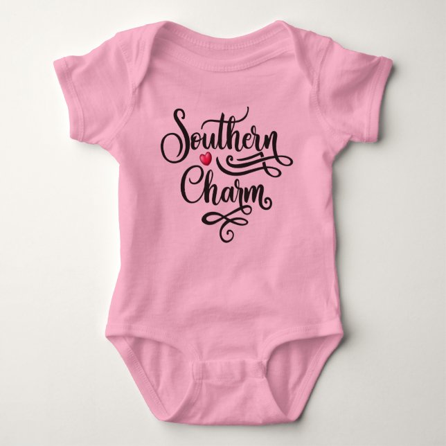 Body Para Bebé Southern Charm Baby Bodysuit (Anverso)