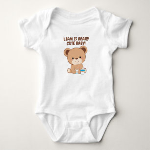 Body Para Bebé Soy beary lindo bebé traje de bebé lindo oso