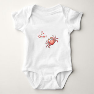 Body Para Bebé Soy Crabby Crustacean