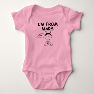 Body Para Bebé Soy De Marte Baby Bodysuit