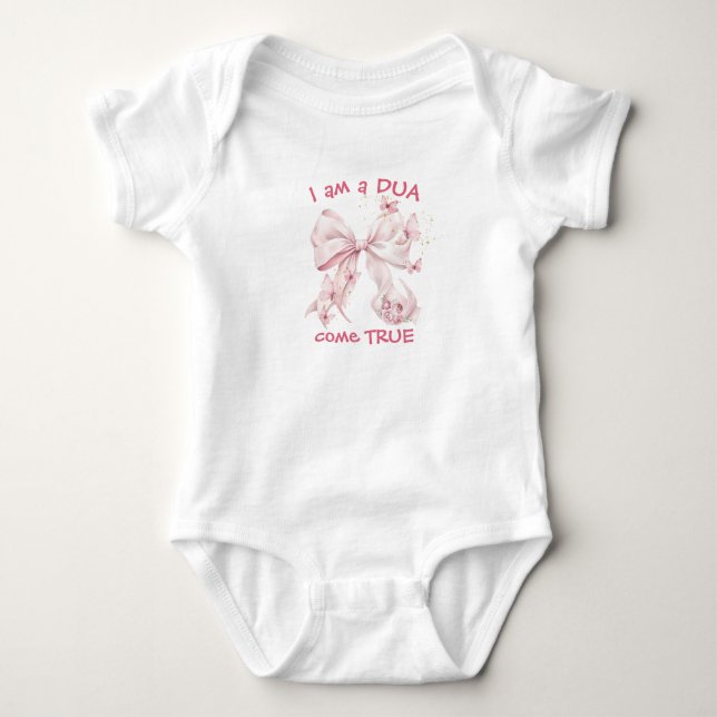 Body Para Bebé Soy Dua venida verdadera camiseta (Anverso)