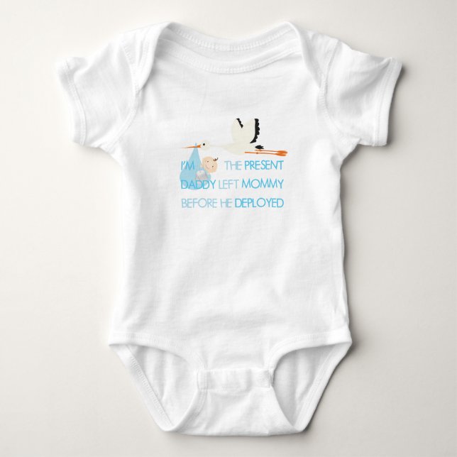 Body Para Bebé Soy el actual papá dejado antes de que él (Anverso)
