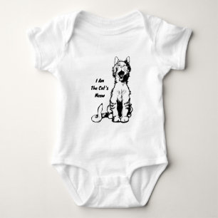 Body Para Bebé Soy el Mío del Gato Gato Divertido