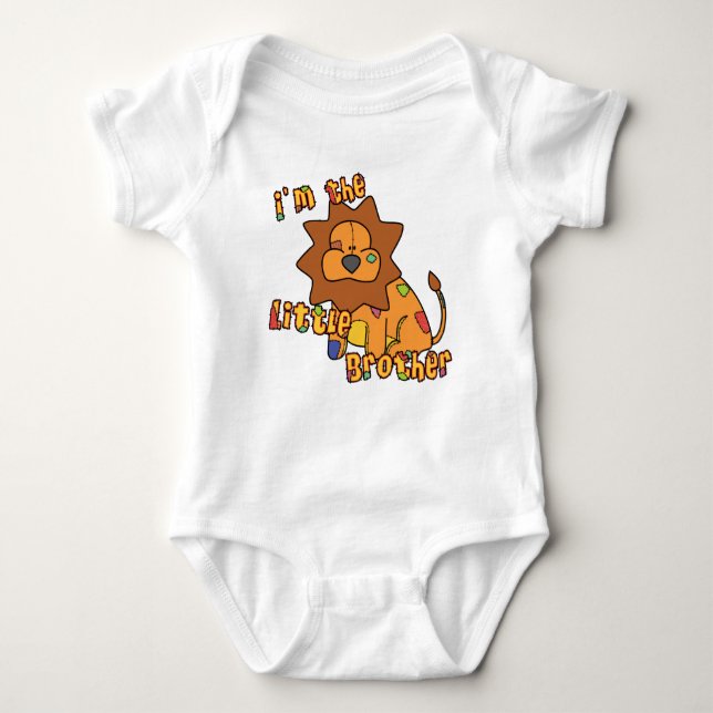 Body Para Bebé Soy el Pequeño Hermano Aparato (Anverso)