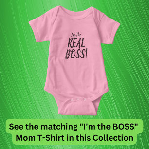 Body Para Bebé ¡Soy el verdadero JEFE! Matar a mamá bebé, camiset